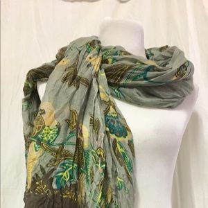 Pretty Persuasions Long Crinkle Scarf Wrap Viscose